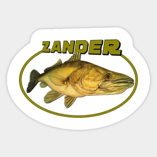 ZANDER FISH Sticker